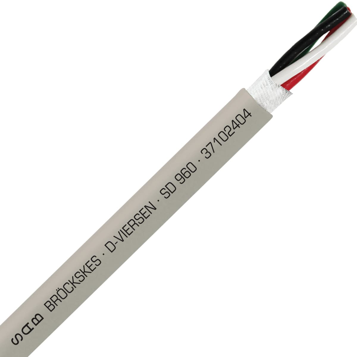 SAB 37102404 SD 960 - 24 AWG/4c, oil resistant, continuous flex PVC data and communication cable, UL, CE, RoHS SAB 37102404 SD 960 - 24 AWG/4c, oil resistant, continuous flex PVC data and communication cable, UL, CE, RoHS