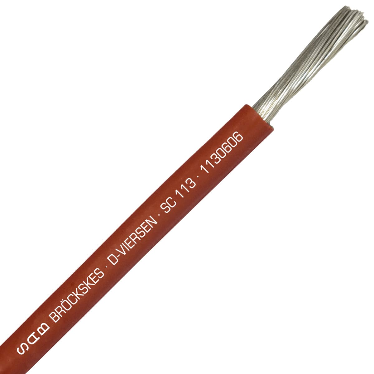 SAB 1130606 SC 113 - 10 AWG, high temperature Reddish Brown silicone hook-up wire, CE, RoHS SAB 1130606 SC 113 - 10 AWG, high temperature Reddish Brown silicone hook-up wire, CE, RoHS