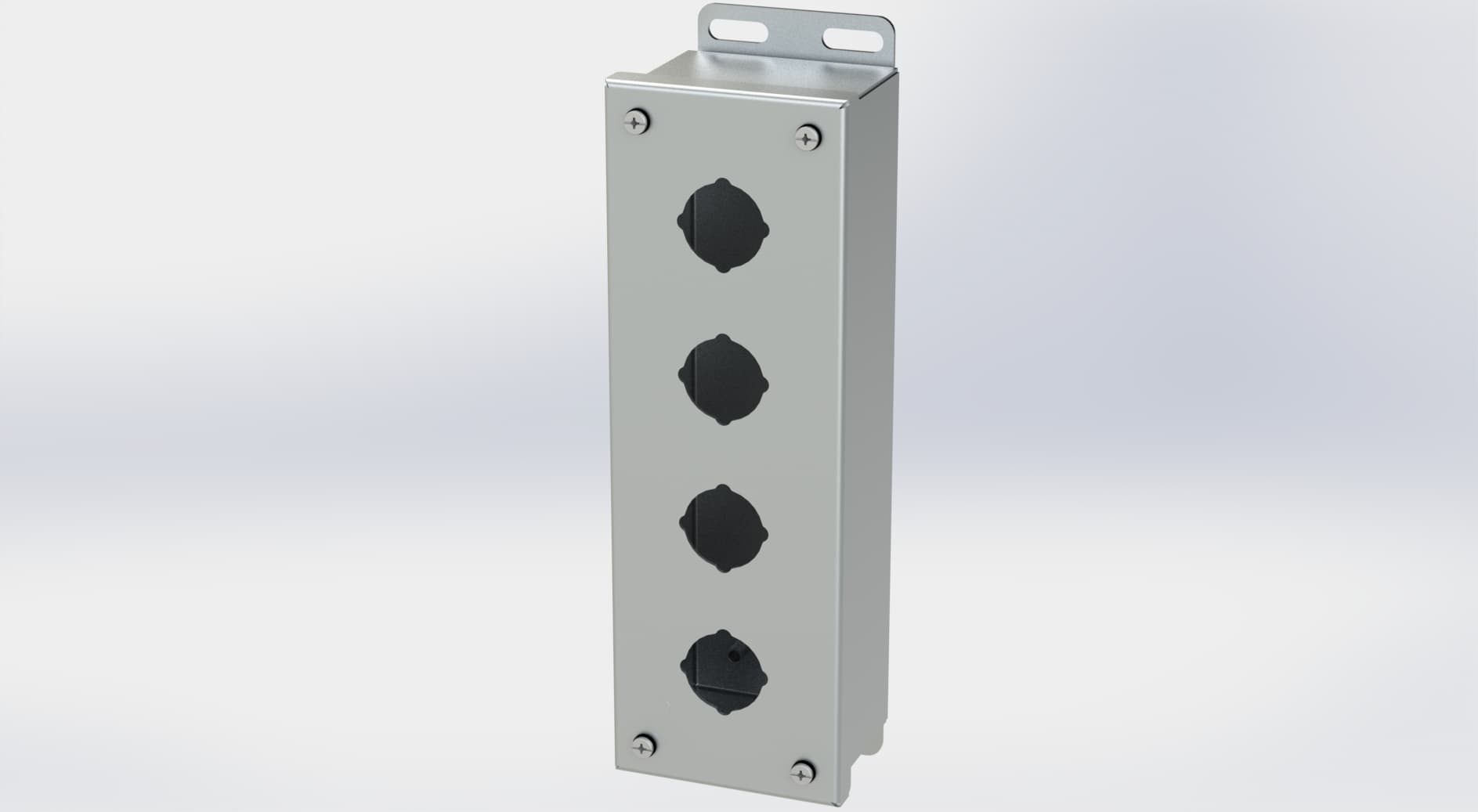 Saginaw Control SCE-4PBSS S.S. PB Enclosure, Height:10.25", Width:3.25", Depth:2.75", #4 brushed finish on all exterior surfaces. Saginaw Control SCE-4PBSS S.S. PB Enclosure, Height:10.25", Width:3.25", Depth:2.75", #4 brushed finish on all exterior surfaces.