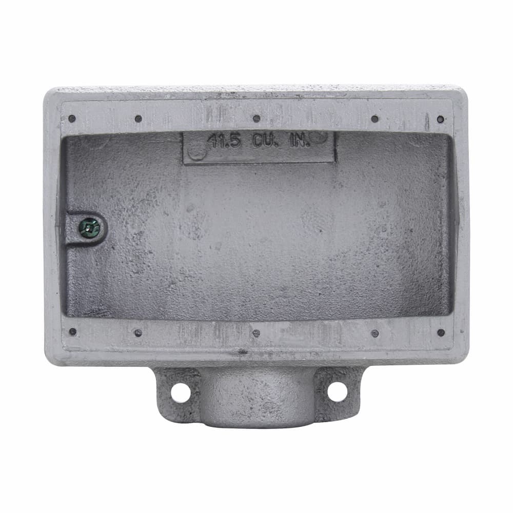 Eaton FD23 Eaton Crouse-Hinds series Condulet FD device box, Deep, Feraloy iron alloy, Three-gang, 3/4" Eaton FD23 Eaton Crouse-Hinds series Condulet FD device box, Deep, Feraloy iron alloy, Three-gang, 3/4"