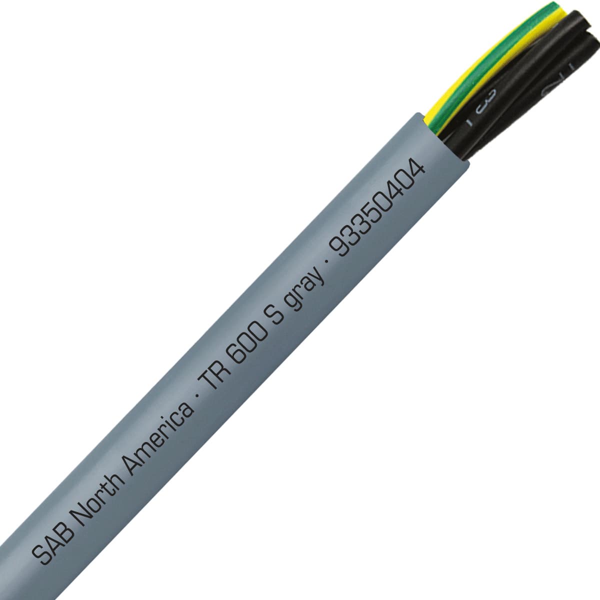 SAB 93350404 TR 600 S gray - 4 AWG/4c, oil resistant flexible exposed run tray cable, UL, CSA, WTTC, NFPA 79, CE, RoHS SAB 93350404 TR 600 S gray - 4 AWG/4c, oil resistant flexible exposed run tray cable, UL, CSA, WTTC, NFPA 79, CE, RoHS