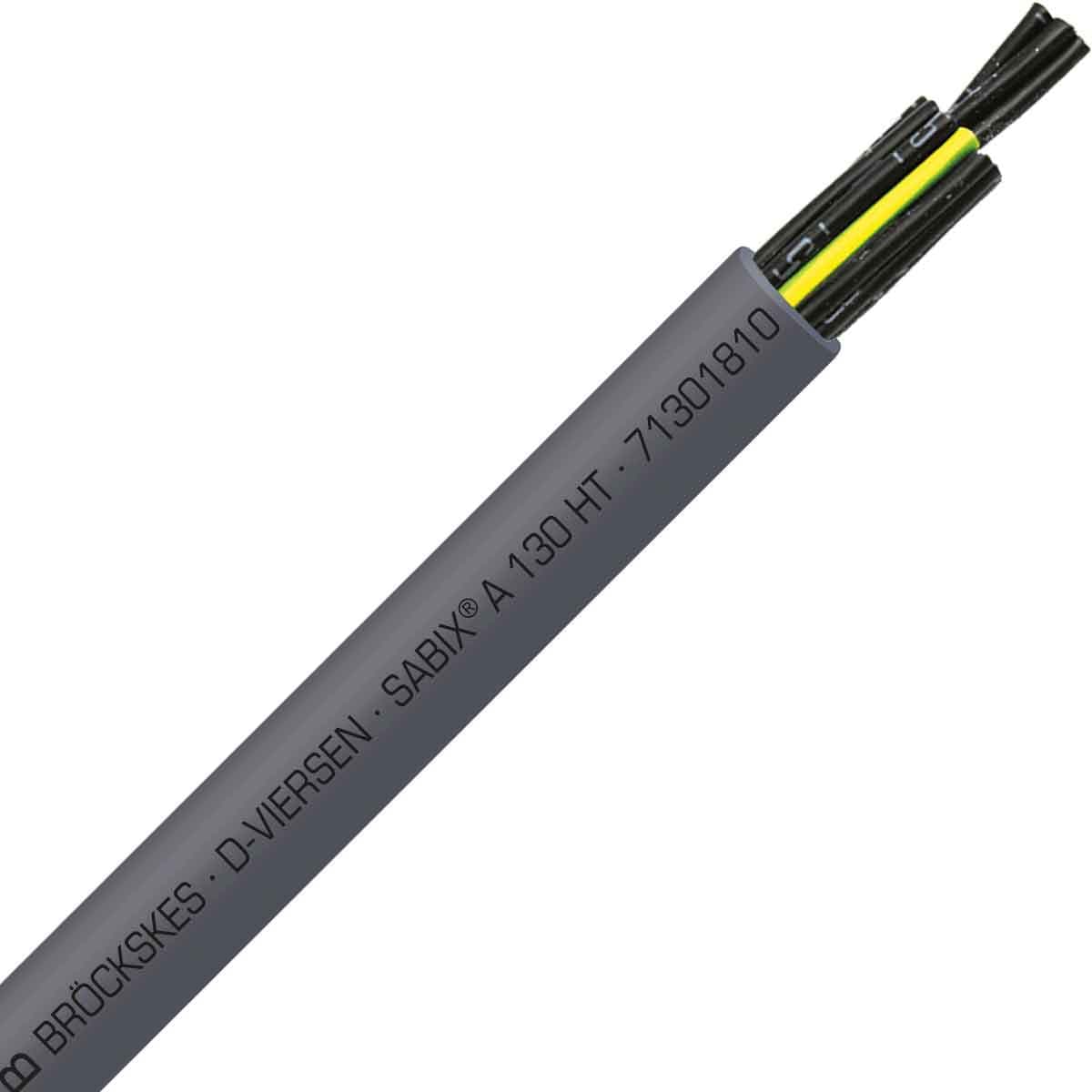 SAB 71301810 SABIX A 130 HT - 16 AWG/18c, high temperature SABIX halogen-free control cable, CE, RoHS SAB 71301810 SABIX A 130 HT - 16 AWG/18c, high temperature SABIX halogen-free control cable, CE, RoHS