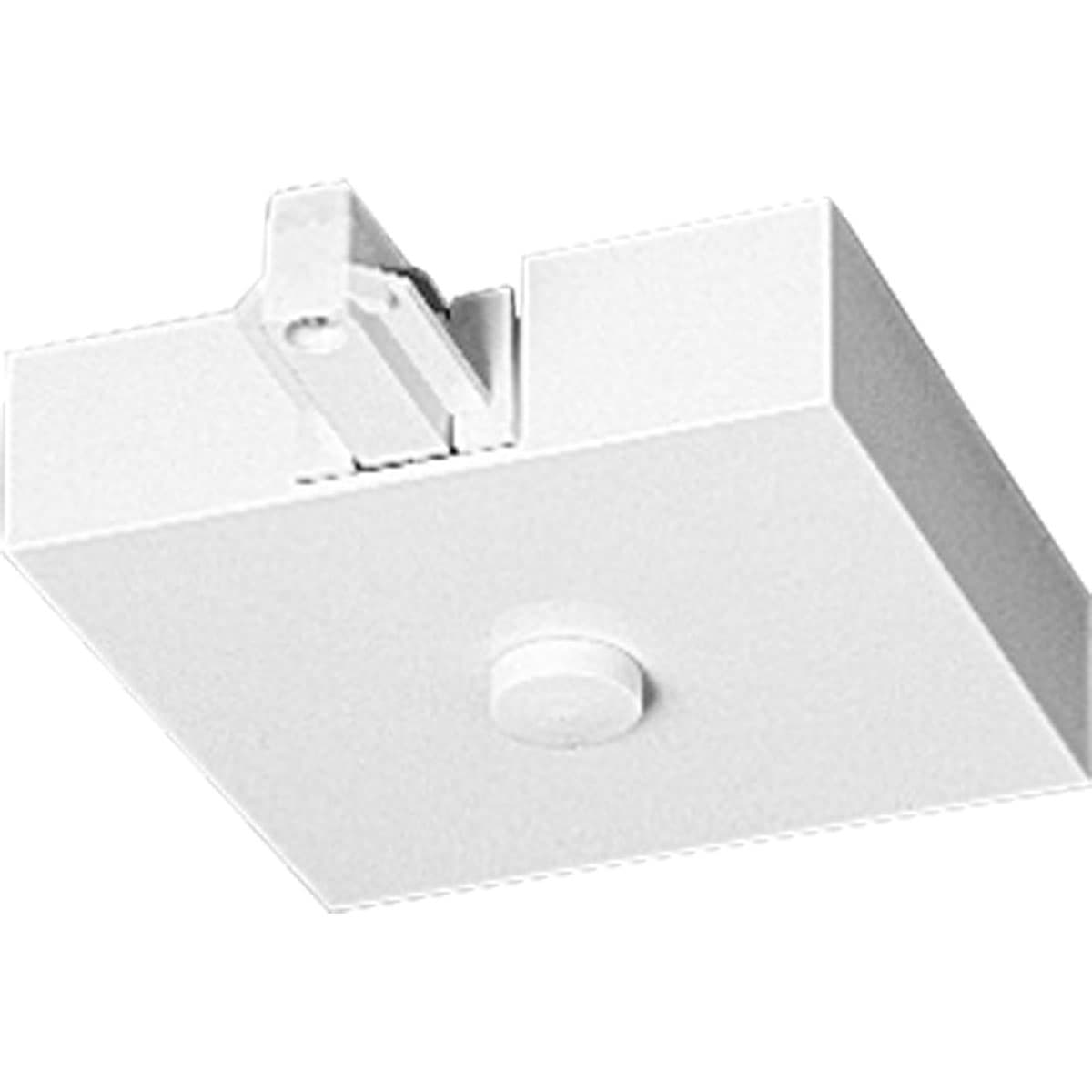 Hubbell P9109-28 T-Bar end feed with canopy cover. (Use 8770-01 slotted outlet box.). ; White finish. ; Track accessory. ; Use P8770-01 slotted outlet box. Hubbell P9109-28 T-Bar end feed with canopy cover. (Use 8770-01 slotted outlet box.). ; White finish. ; Track accessory. ; Use P8770-01 slotted outlet box.