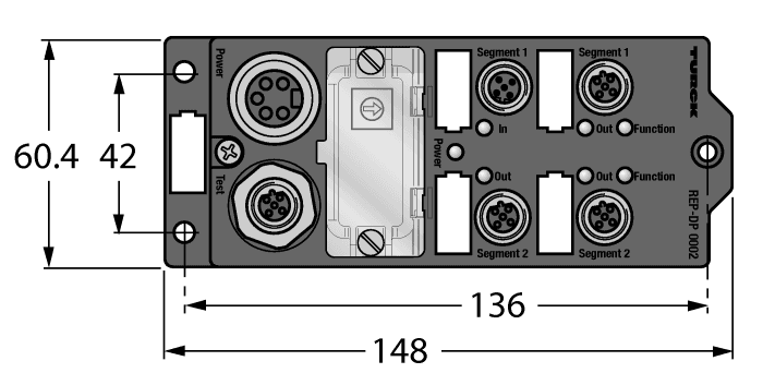 Turck REP-DP 0002 REP-DP 0002 Turck - REP-DP 0002 Repeater for PROFIBUS-DP Turck REP-DP 0002 REP-DP 0002 Turck - REP-DP 0002 Repeater for PROFIBUS-DP
