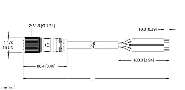RKMC 42-1M/S4000 Part Image. Manufactured by Turck.