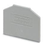 Phoenix Contact 0790569 End cover, length: 43.5 mm, width: 1.5 mm, height: 34.3 mm, color: gray Phoenix Contact 0790569 End cover, length: 43.5 mm, width: 1.5 mm, height: 34.3 mm, color: gray