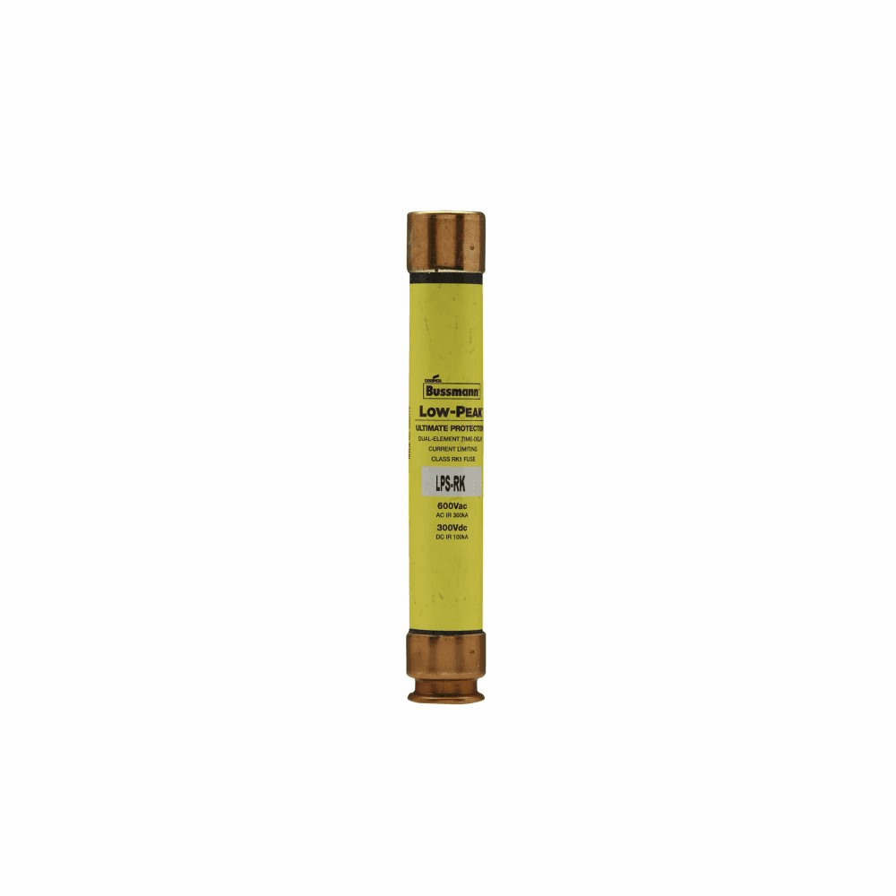 Cooper Bussmann LPS-RK-20SP LPS-RK-20SP Cooper Bussmann - Eaton Bussmann series LPS-RK fuse, Low-peak fuse, 20 A, Dual, RK1, Non-indicating, Ferrule end x ferrule end, Time delay,Current-limiting, 10 sec at 500%, 100 kAIC at 300 Vdc,300 kAIC at 600 V, Standard, 10, 600 V, 300 Vdc Cooper Bussmann LPS-RK-20SP LPS-RK-20SP Cooper Bussmann - Eaton Bussmann series LPS-RK fuse, Low-peak fuse, 20 A, Dual, RK1, Non-indicating, Ferrule end x ferrule end, Time delay,Current-limiting, 10 sec at 500%, 100 kAIC at 300 Vdc,300 kAIC at 600 V, Standard, 10, 600 V, 300 Vdc
