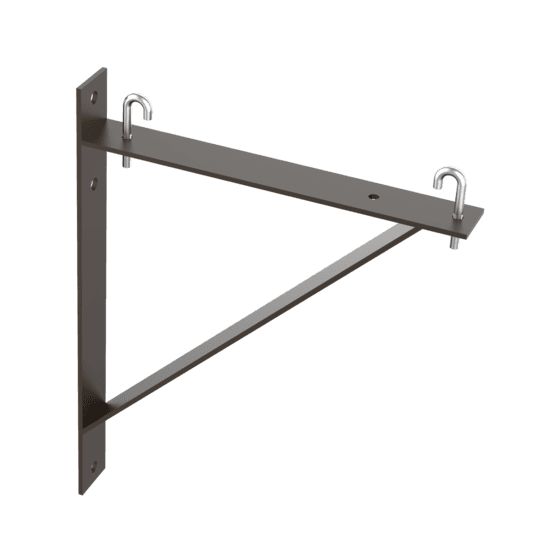 Hoffman LTSB12BLK Triangle Support Bracket Kit, fits 6.00, 12.00, Black, Steel Hoffman LTSB12BLK Triangle Support Bracket Kit, fits 6.00, 12.00, Black, Steel