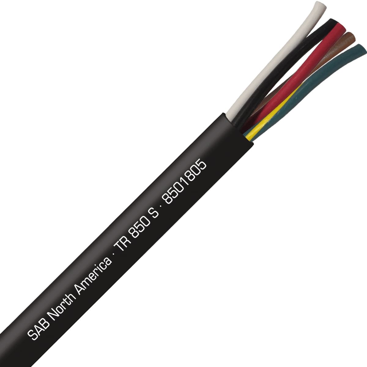 SAB 8501805 TR 850 S - 18 AWG/5c, UV and oil resistant 90°C flexible tray and flexible cord cable, UL, CSA, CE, RoHS SAB 8501805 TR 850 S - 18 AWG/5c, UV and oil resistant 90°C flexible tray and flexible cord cable, UL, CSA, CE, RoHS