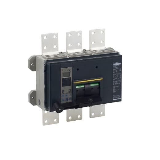 Schneider Electric RJF36250CU44A Square D by Schneider Electric RJF36250CU44A is a molded case circuit breaker (MCCB) within the PowerPact RJF sub-range. This MCCB features a connection type of busbar and is designed with 3 poles. It offers protection functions including L (Long-time protection), S (Short-time protection with fixed time delay), I (Instantaneous protection), and G (Ground fault protection). The rated current for this device is 2500A, with a rated voltage (AC) of 600V. It is designed for mounting plate installation. The trip current rating is set at 2500 AT, and it has a frame current rating of 3000 AF. The short circuit breaking rating varies with voltage: 100kA at 240Vac, 65kA at 480Y/277Vac and 480Vac, and 25kA at 600Y/347Vac and 600Vac. All three poles are protected, and the trip unit type is a Micrologic 6.0A (LSIG) Electronic. Schneider Electric RJF36250CU44A Square D by Schneider Electric RJF36250CU44A is a molded case circuit breaker (MCCB) within the PowerPact RJF sub-range. This MCCB features a connection type of busbar and is designed with 3 poles. It offers protection functions including L (Long-time protection), S (Short-time protection with fixed time delay), I (Instantaneous protection), and G (Ground fault protection). The rated current for this device is 2500A, with a rated voltage (AC) of 600V. It is designed for mounting plate installation. The trip current rating is set at 2500 AT, and it has a frame current rating of 3000 AF. The short circuit breaking rating varies with voltage: 100kA at 240Vac, 65kA at 480Y/277Vac and 480Vac, and 25kA at 600Y/347Vac and 600Vac. All three poles are protected, and the trip unit type is a Micrologic 6.0A (LSIG) Electronic.