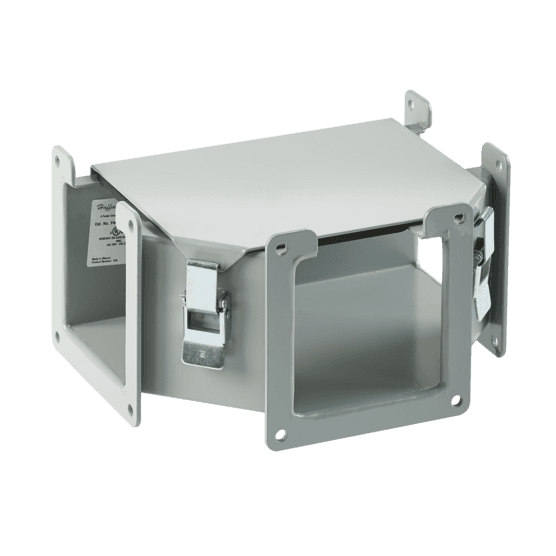 Hoffman F88LTA Tee Fitting—Top Opening, 8.00x8.00, Gray, Steel Hoffman F88LTA Tee Fitting—Top Opening, 8.00x8.00, Gray, Steel