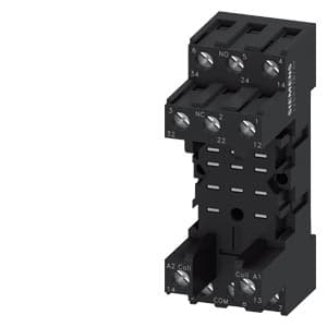 Siemens LZS:PT78730 Plug-in socket for PT relay 3 changeover contacts screw terminal Siemens LZS:PT78730 Plug-in socket for PT relay 3 changeover contacts screw terminal