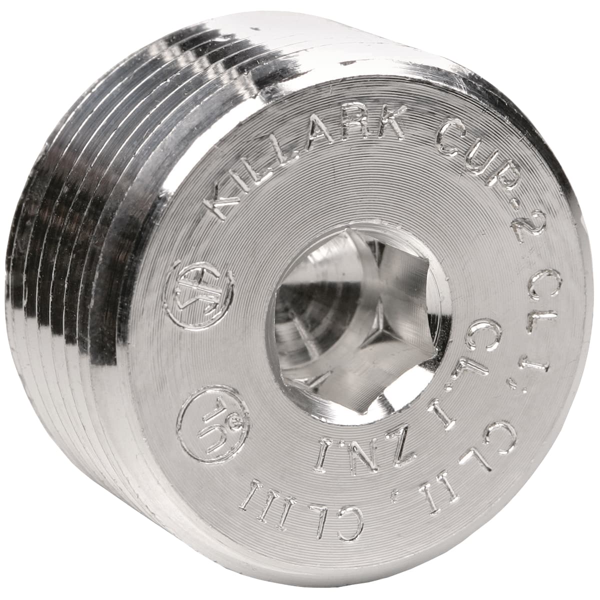 Hubbell PLUG1 1/2" Steel, (Zinc Plated) Threaded Insert Plug ; Threaded hubs (NPT) ; To close up a tapped hole or hub ; Threaded hubs (NPT). Hubbell PLUG1 1/2" Steel, (Zinc Plated) Threaded Insert Plug ; Threaded hubs (NPT) ; To close up a tapped hole or hub ; Threaded hubs (NPT).
