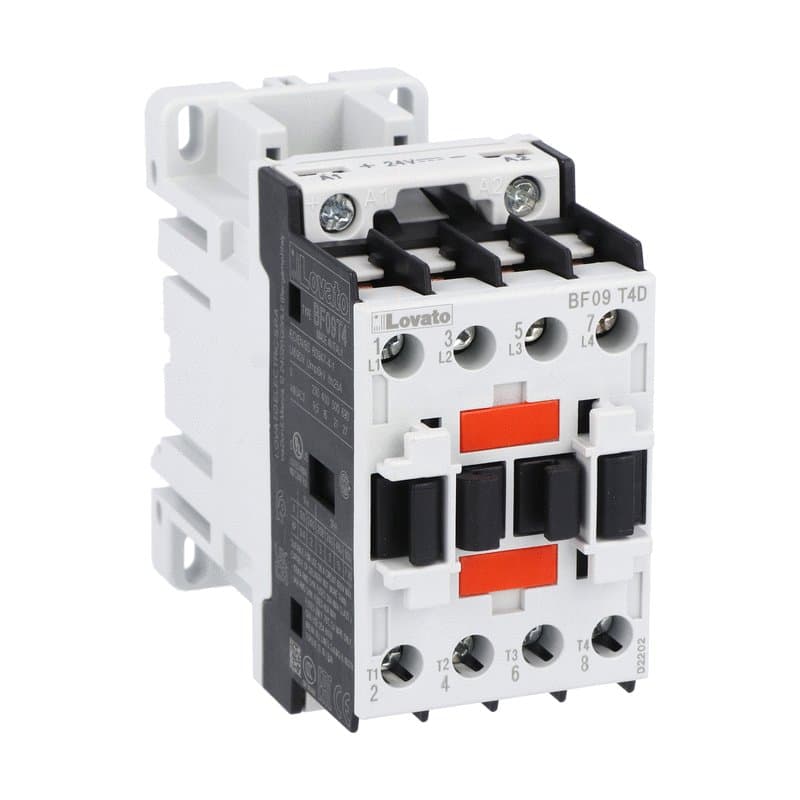 Lovato Electric BF09T4D110 BF09T4D110 Lovato - Four-pole contactor, IEC operating current Ith (AC1) = 25A, DC coil, 110VDC Lovato Electric BF09T4D110 BF09T4D110 Lovato - Four-pole contactor, IEC operating current Ith (AC1) = 25A, DC coil, 110VDC