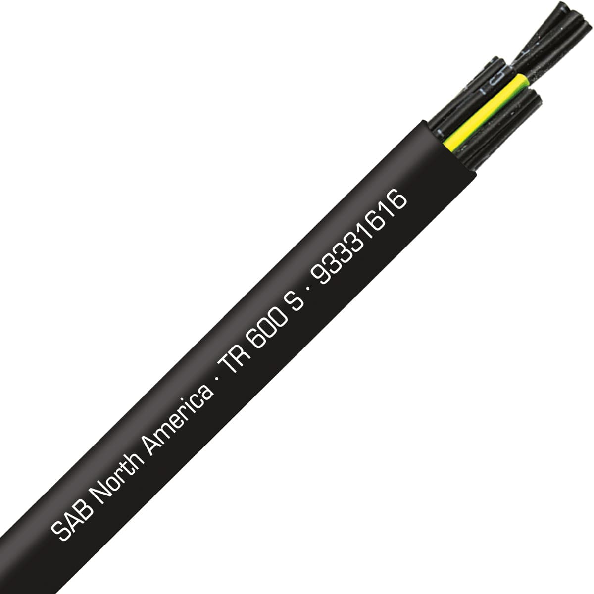 SAB 93331616 TR 600 S - 16 AWG/16c, oil resistant flexible exposed run tray cable, UL, CSA, WTTC, NFPA 79, CE RoHS SAB 93331616 TR 600 S - 16 AWG/16c, oil resistant flexible exposed run tray cable, UL, CSA, WTTC, NFPA 79, CE RoHS