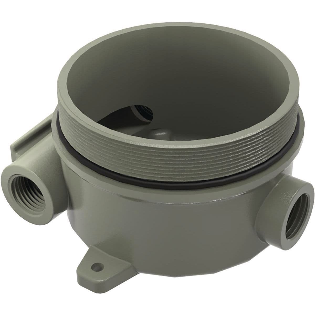 Hubbell HKBX HKBX Series, 4-1/4 ID RD Body 2-3/4" DP, Class I, II, III, BCDEFG, UL/CSA/FM, Die Cast Aluminum, Type 4, Instrument Enclosure ; Threaded blank screw covers provide easy access to interior. ; High strength, lighter weight, corrosion resistant copper free Hubbell HKBX HKBX Series, 4-1/4 ID RD Body 2-3/4" DP, Class I, II, III, BCDEFG, UL/CSA/FM, Die Cast Aluminum, Type 4, Instrument Enclosure ; Threaded blank screw covers provide easy access to interior. ; High strength, lighter weight, corrosion resistant copper free