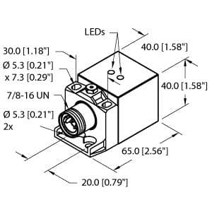 Turck BI20U-CA40-ADZ30X2-B1131 W/BS 2.1 BI20U-CA40-ADZ30X2-B1131 W/BS 2.1 Turck - BI20U-CA40-ADZ30X2-B1131 W/BS 2.1 Inductive Sensor Turck BI20U-CA40-ADZ30X2-B1131 W/BS 2.1 BI20U-CA40-ADZ30X2-B1131 W/BS 2.1 Turck - BI20U-CA40-ADZ30X2-B1131 W/BS 2.1 Inductive Sensor
