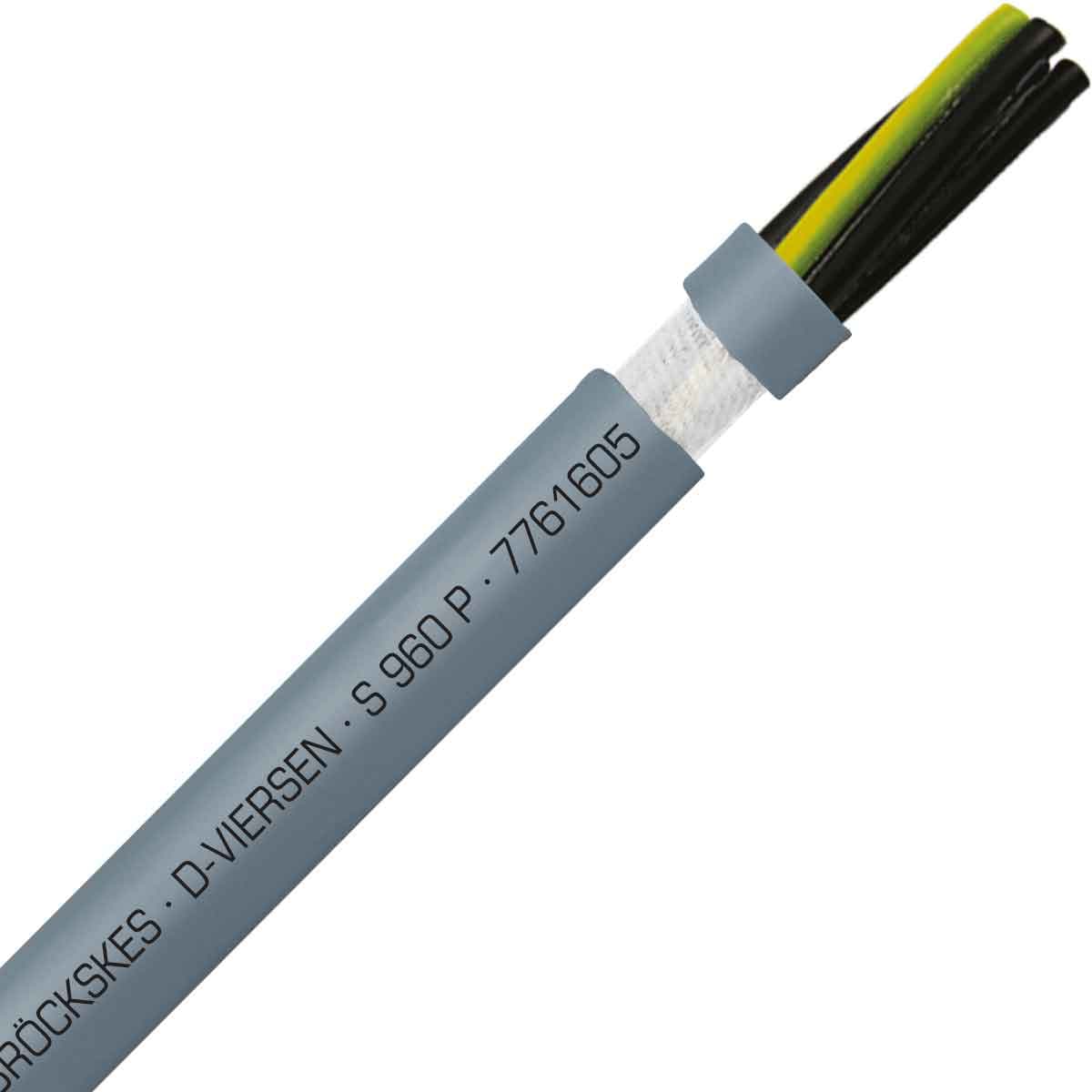 SAB 7761605 S 960 P - 16 AWG/5c, tear & oil resistant continuous flex PUR control cable, UL, CSA, CE, RoHS SAB 7761605 S 960 P - 16 AWG/5c, tear & oil resistant continuous flex PUR control cable, UL, CSA, CE, RoHS