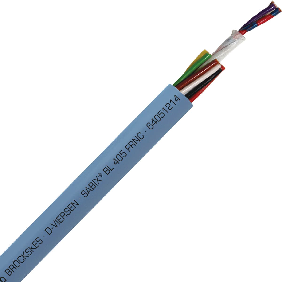 SAB 64051214 SABIX BL 405 FRNC - 26 AWG/12c, halogen-free flame retardant flexible data cable, DNV-GL, CE, RoHS SAB 64051214 SABIX BL 405 FRNC - 26 AWG/12c, halogen-free flame retardant flexible data cable, DNV-GL, CE, RoHS