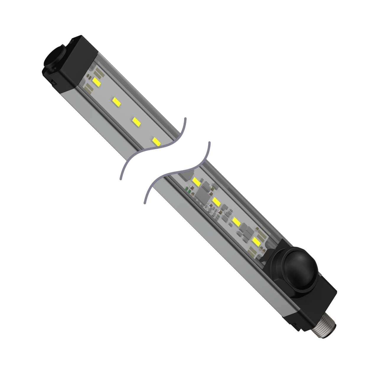 Banner WLS28-2XW430DXMQ WLS28-2 Work Light Strip; Motion Switch; Length: 430 mm; Voltage: 12-30 V dc; Environmental Rating: IP50; Color: White; 4-pin M12 Integral QD; Diffuse Window Banner WLS28-2XW430DXMQ WLS28-2 Work Light Strip; Motion Switch; Length: 430 mm; Voltage: 12-30 V dc; Environmental Rating: IP50; Color: White; 4-pin M12 Integral QD; Diffuse Window