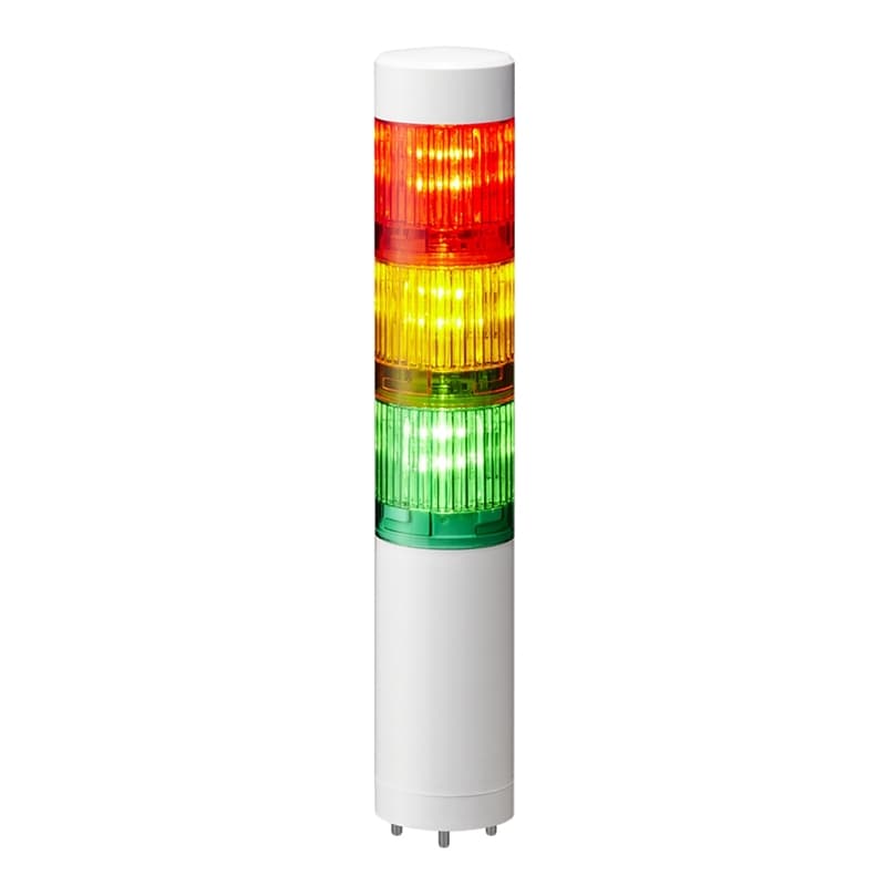 Patlite LR4-302WJNW-RYG 40mm diameter UL CE IP65 24V DC, Direct Mount/Cable, No Flashing/Buzzer, Off-white, Red/Amber/Green Module Patlite LR4-302WJNW-RYG 40mm diameter UL CE IP65 24V DC, Direct Mount/Cable, No Flashing/Buzzer, Off-white, Red/Amber/Green Module