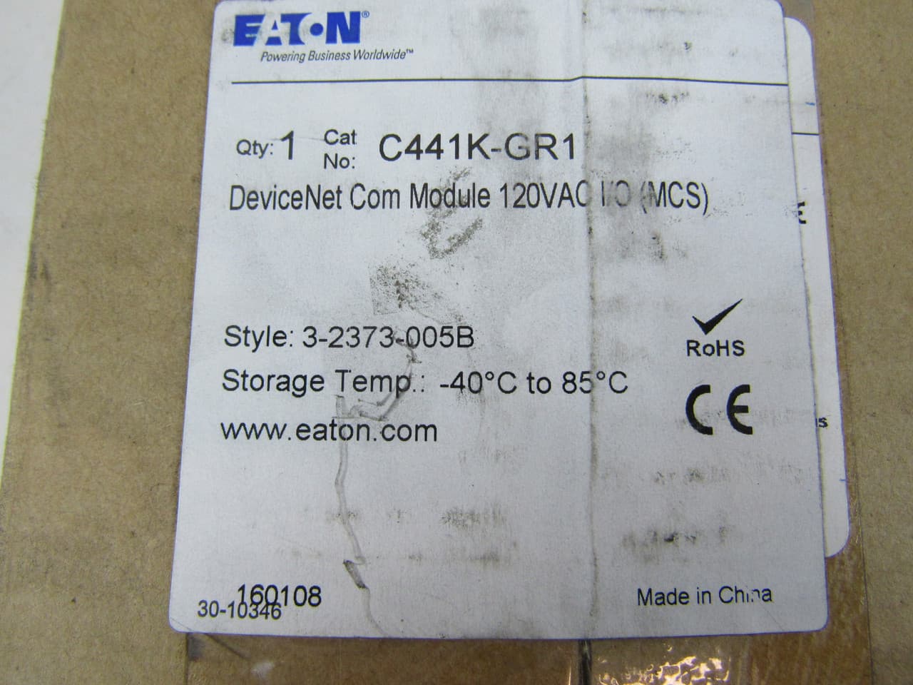 Eaton C441K-GR1 Eaton C441K-GR1 Programmable Logic Controllers (PLCs) Communication module 24V Eaton C441K-GR1 Eaton C441K-GR1 Programmable Logic Controllers (PLCs) Communication module 24V