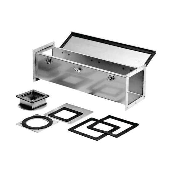 Hoffman F66W48SS Stainless Steel Feed-Through Type 4X Straight Section, 6.00x6.00x48.00 Hoffman F66W48SS Stainless Steel Feed-Through Type 4X Straight Section, 6.00x6.00x48.00