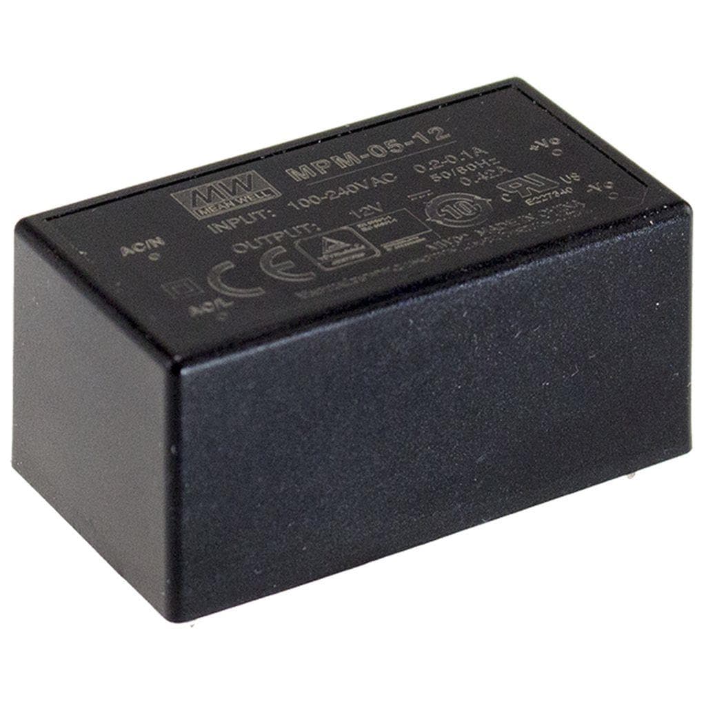 MEAN WELL MPM-05-3.3 AC-DC Single output Medical Encapsulated power supply; Output 3.3Vdc at 1.25A; PCB through hole; 2xMOPP MEAN WELL MPM-05-3.3 AC-DC Single output Medical Encapsulated power supply; Output 3.3Vdc at 1.25A; PCB through hole; 2xMOPP