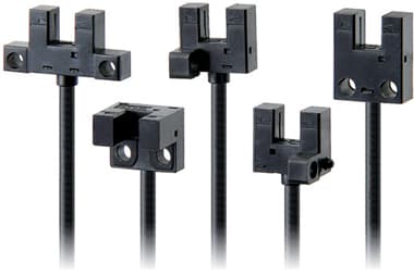 Omron EE-SX952-W 1M EE-SX952-W 1M, Slot-type Pre-wired Photomicrosensor, Connection: Pre-wired, Housing Material: Plastic, Light Source: Infrared LED Omron EE-SX952-W 1M EE-SX952-W 1M, Slot-type Pre-wired Photomicrosensor, Connection: Pre-wired, Housing Material: Plastic, Light Source: Infrared LED