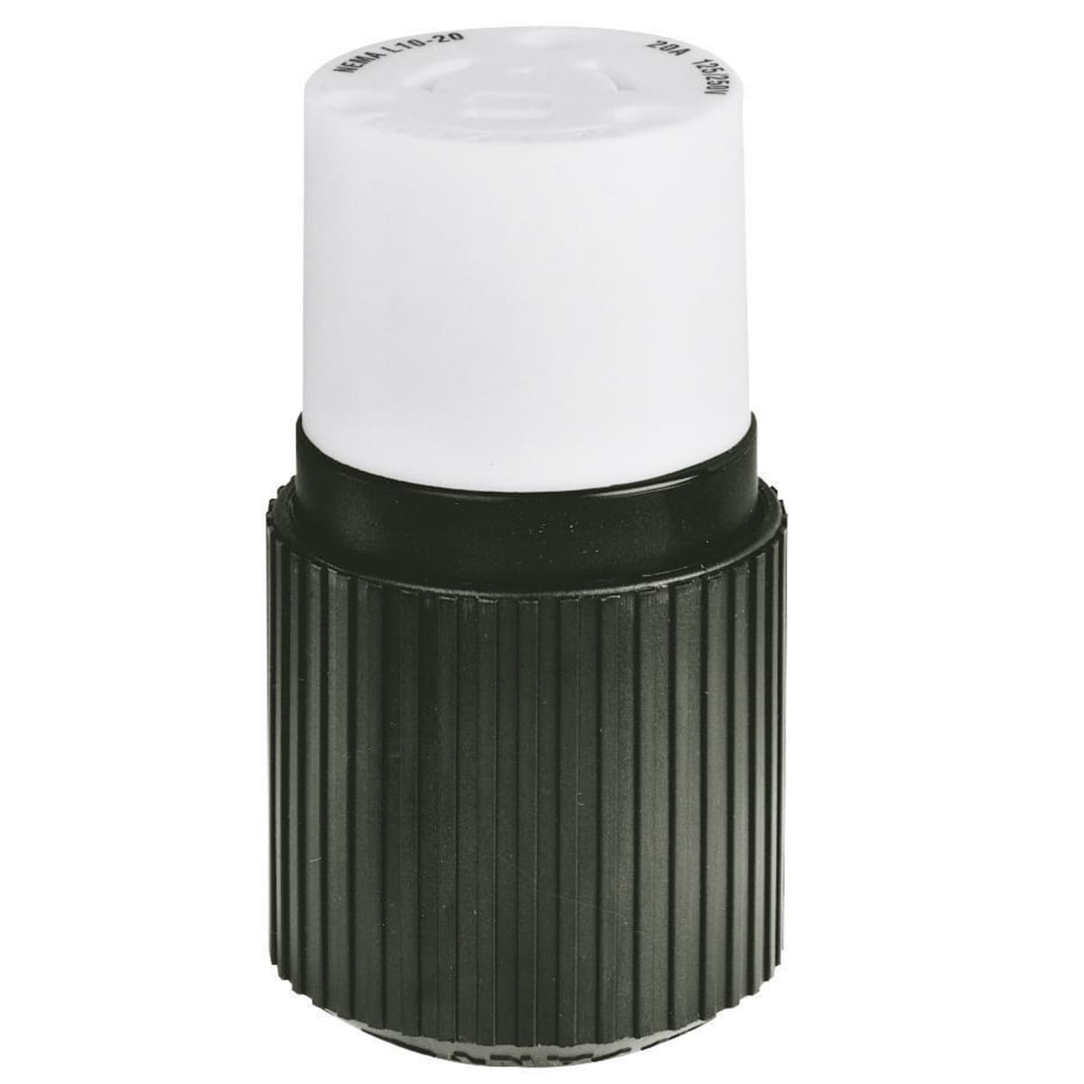 Hubbell 71120NC Locking Devices, Industrial, Female Nylon Connector Body, 20A 3-Phase Delta 250V AC, 3-Pole 3-Wire Non-Grounding, L11-20R, Screw Terminal, Black and White.  ; Face and body feature alignment keys for easy assembly ; Amperage, voltage and NEMA configuratio Hubbell 71120NC Locking Devices, Industrial, Female Nylon Connector Body, 20A 3-Phase Delta 250V AC, 3-Pole 3-Wire Non-Grounding, L11-20R, Screw Terminal, Black and White.  ; Face and body feature alignment keys for easy assembly ; Amperage, voltage and NEMA configuratio