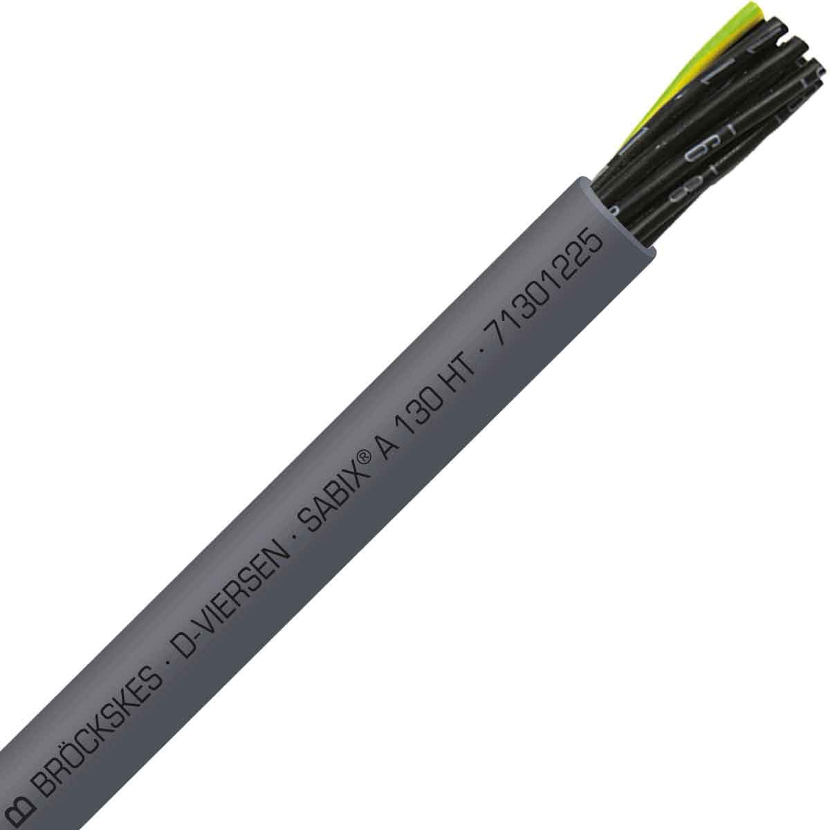 SAB 71301225 SABIX A 130 HT - 14 AWG/12c, high temperature SABIX halogen-free control cable, CE, RoHS SAB 71301225 SABIX A 130 HT - 14 AWG/12c, high temperature SABIX halogen-free control cable, CE, RoHS