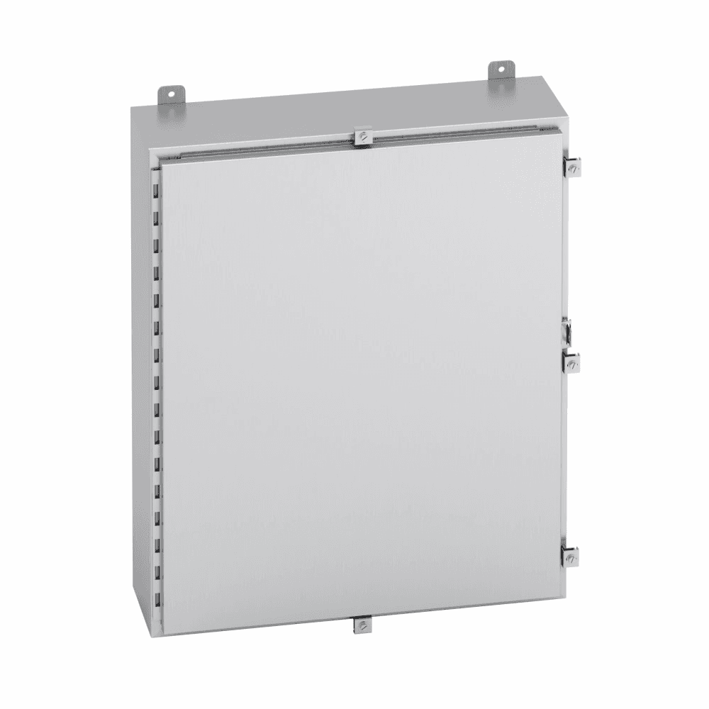 B-Line 36248-4XA 36248-4XA B-Line - Eaton B-Line series wall mounted panel enclosure, 36" height, 8" length, 24" width, NEMA 4X, Hinged cover, 4XA enclosure, Wall mount, Medium single door, External mounting feet, Aluminum, Seamless poured in-place gasket B-Line 36248-4XA 36248-4XA B-Line - Eaton B-Line series wall mounted panel enclosure, 36" height, 8" length, 24" width, NEMA 4X, Hinged cover, 4XA enclosure, Wall mount, Medium single door, External mounting feet, Aluminum, Seamless poured in-place gasket
