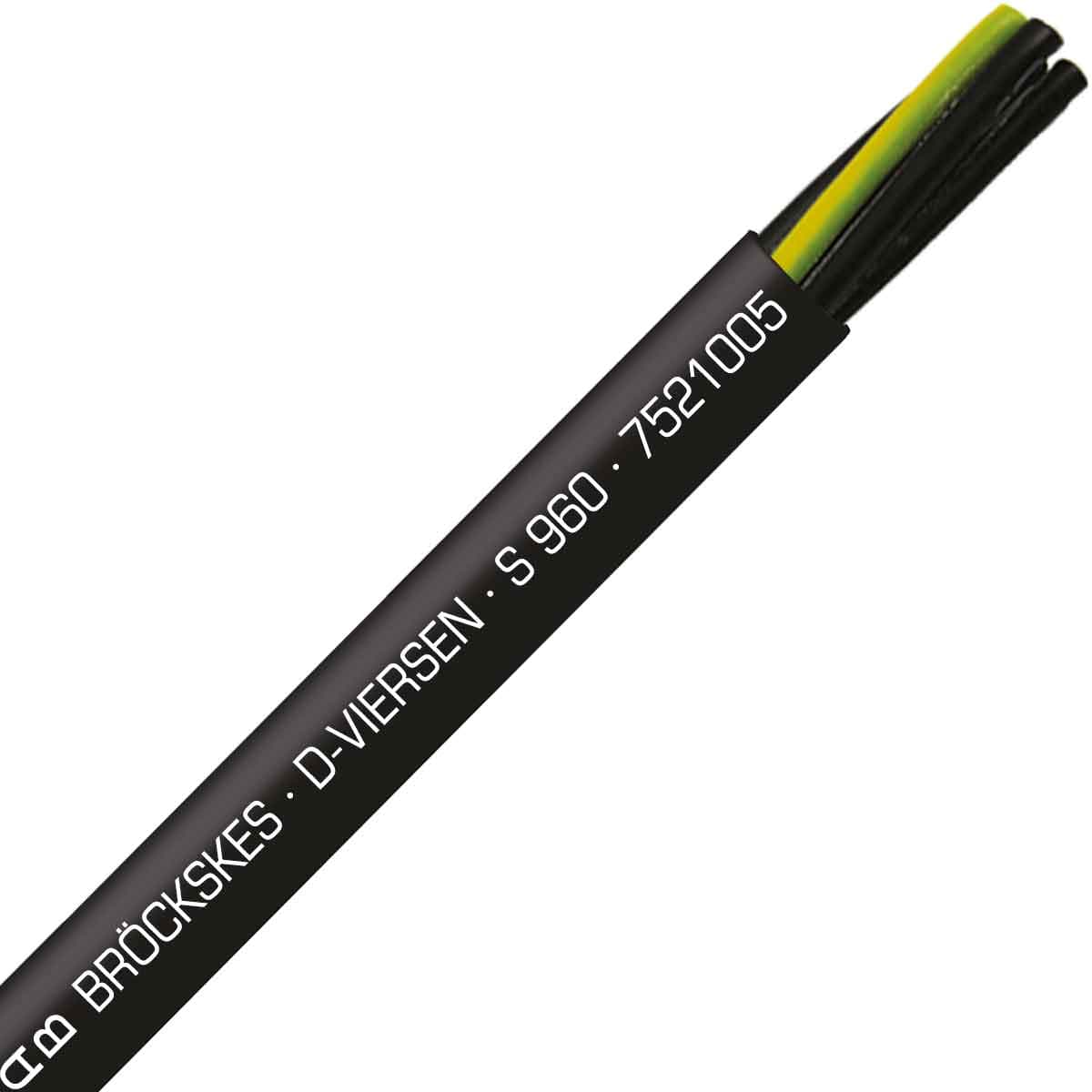SAB 7521005 S 960 - 10 AWG/5c, oil resistant, continuous flex PVC control cable, UL, CSA, CE, RoHS SAB 7521005 S 960 - 10 AWG/5c, oil resistant, continuous flex PVC control cable, UL, CSA, CE, RoHS
