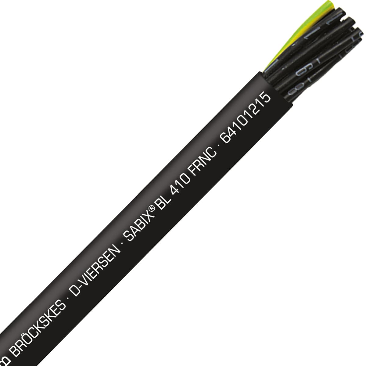 SAB 64101215 SABIX BL 410 FRNC - 16 AWG/12c, halogen-free flame retardant flexible power cable for shipboard, DNV-GL, CE, RoHS SAB 64101215 SABIX BL 410 FRNC - 16 AWG/12c, halogen-free flame retardant flexible power cable for shipboard, DNV-GL, CE, RoHS