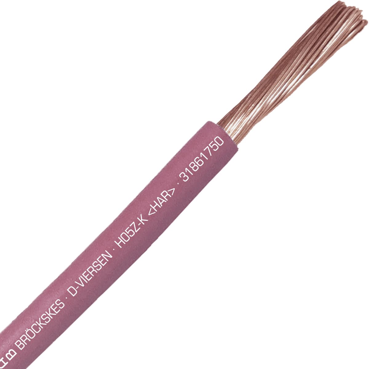 SAB 31861750 H05Z-K (HAR/CE) - 20 AWG hook-up wire, Pink SAB 31861750 H05Z-K (HAR/CE) - 20 AWG hook-up wire, Pink