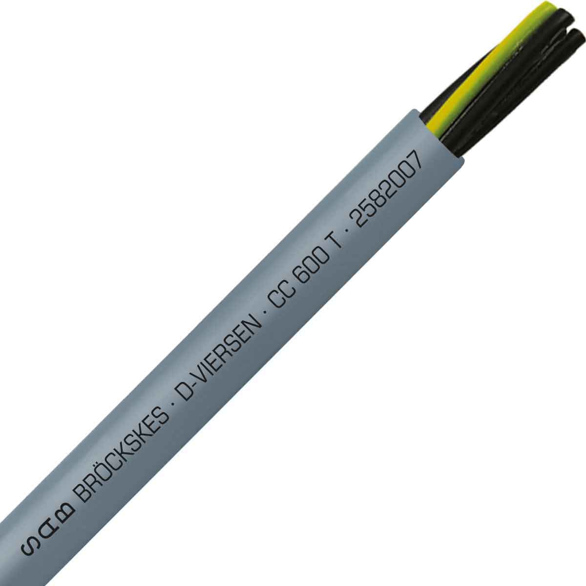 SAB 2582007 CC 600 T- 20 AWG/7c, oil resistant PVC control cable, 105°C, UL, CSA, CE, RoHS SAB 2582007 CC 600 T- 20 AWG/7c, oil resistant PVC control cable, 105°C, UL, CSA, CE, RoHS