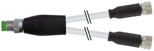Murr Elektronik 7000-87011-2100200 7000-87011-2100200 Murrelektronik - M8 male Y-distributor / M8 female 0°, PVC 3x0.25 gy UL/CSA 2m Murr Elektronik 7000-87011-2100200 7000-87011-2100200 Murrelektronik - M8 male Y-distributor / M8 female 0°, PVC 3x0.25 gy UL/CSA 2m