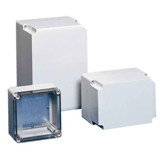 Hoffman Q18188PCECC QLine E, Type 4X, 175x175x75mm, Polycarbonate, Clear Cover Hoffman Q18188PCECC QLine E, Type 4X, 175x175x75mm, Polycarbonate, Clear Cover