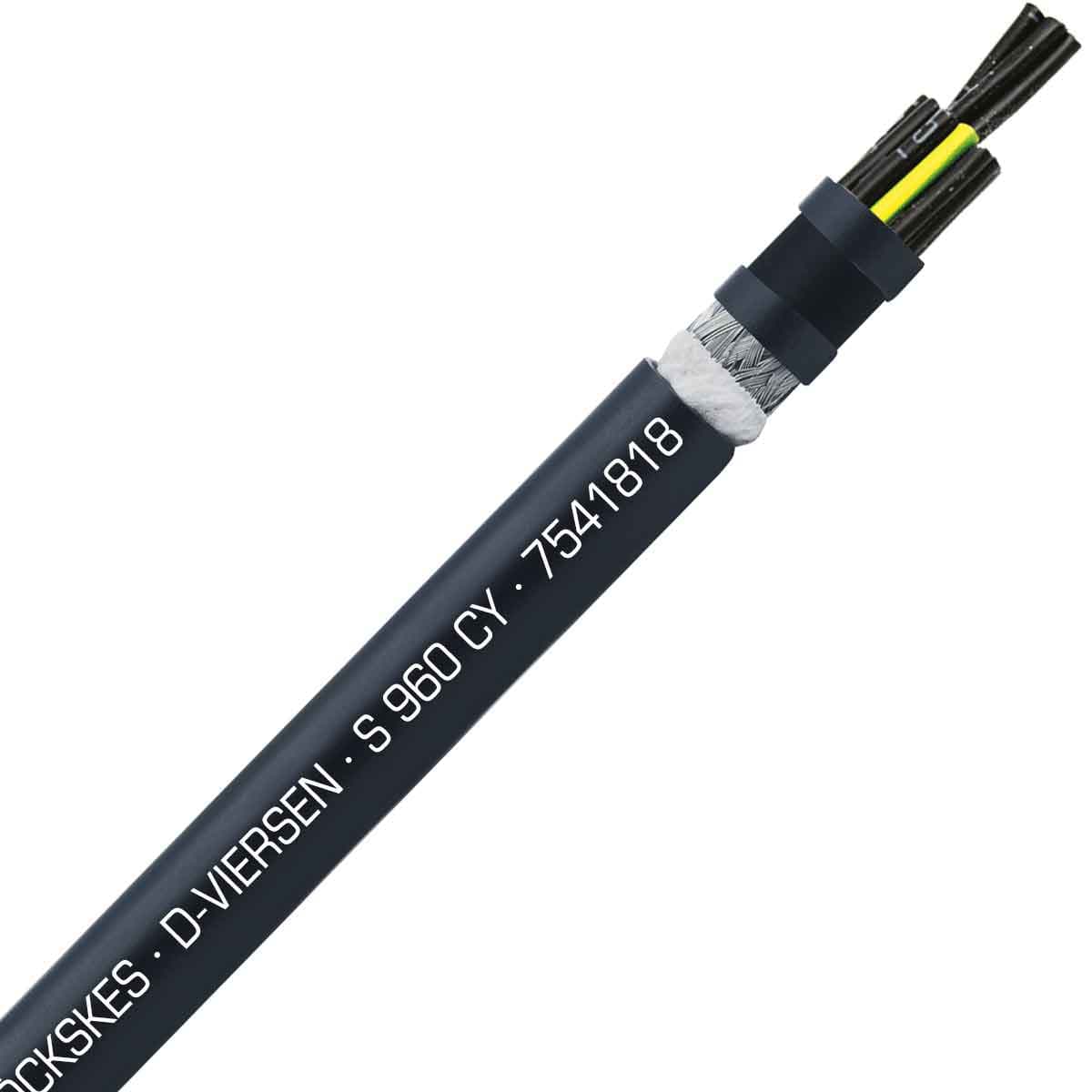 SAB 7541818 S 960 CY - 18 AWG/18c, shielded oil resistant continuous flex PVC control cable, UL, CSA, CE,RoHS SAB 7541818 S 960 CY - 18 AWG/18c, shielded oil resistant continuous flex PVC control cable, UL, CSA, CE,RoHS