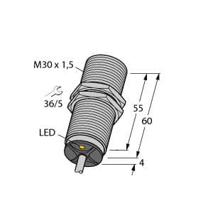 Turck BI10-M30-AD4X BI10-M30-AD4X Turck - BI10-M30-AD4X Inductive Sensor Turck BI10-M30-AD4X BI10-M30-AD4X Turck - BI10-M30-AD4X Inductive Sensor