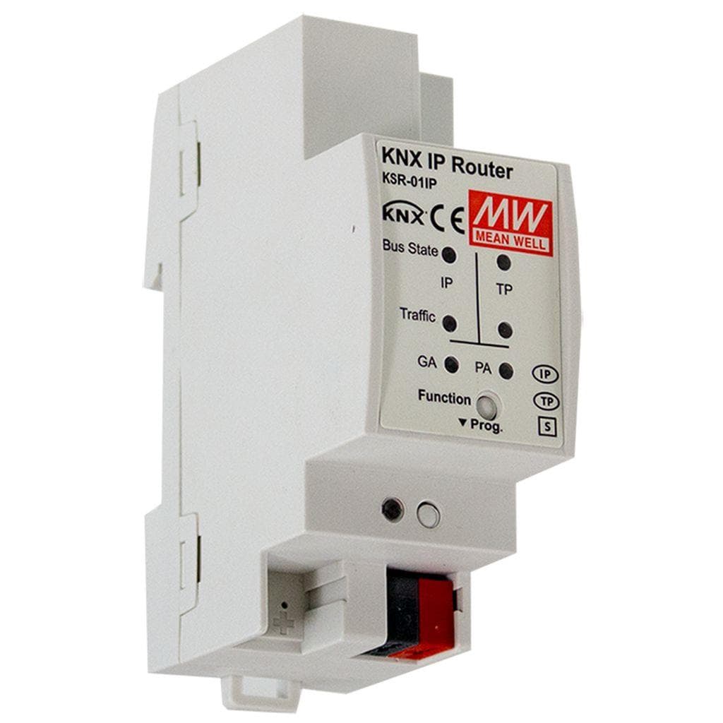 MEAN WELL KSR-02IP KNX IP Secure Router; Universal Plug and Play; No additional external power supply required MEAN WELL KSR-02IP KNX IP Secure Router; Universal Plug and Play; No additional external power supply required