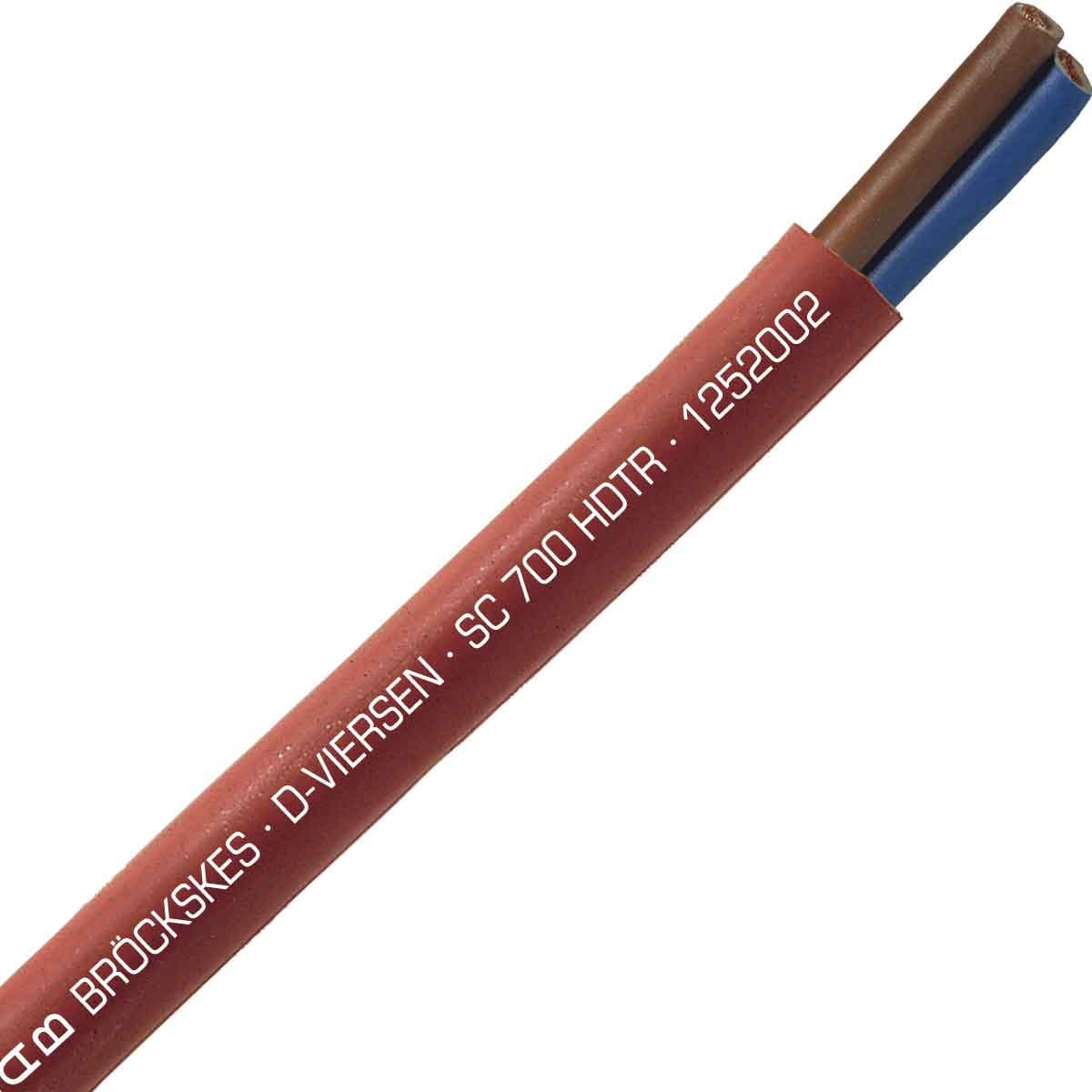 SAB 1252002 SC 700 HDTR - 20 AWG/2c, halogen-free high temperature silicone cable, UL, CSA, CE, RoHS SAB 1252002 SC 700 HDTR - 20 AWG/2c, halogen-free high temperature silicone cable, UL, CSA, CE, RoHS