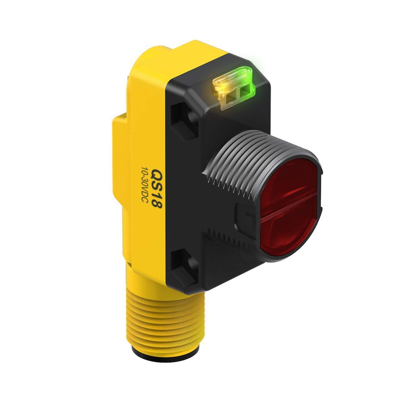 Banner QS18VP6FF100Q8 WORLD-BEAM QS18 Series: Fixed-Field; Range: 100 mm cutoff; Output: Complementary Solid-State PNP; M12 Integral QD Banner QS18VP6FF100Q8 WORLD-BEAM QS18 Series: Fixed-Field; Range: 100 mm cutoff; Output: Complementary Solid-State PNP; M12 Integral QD