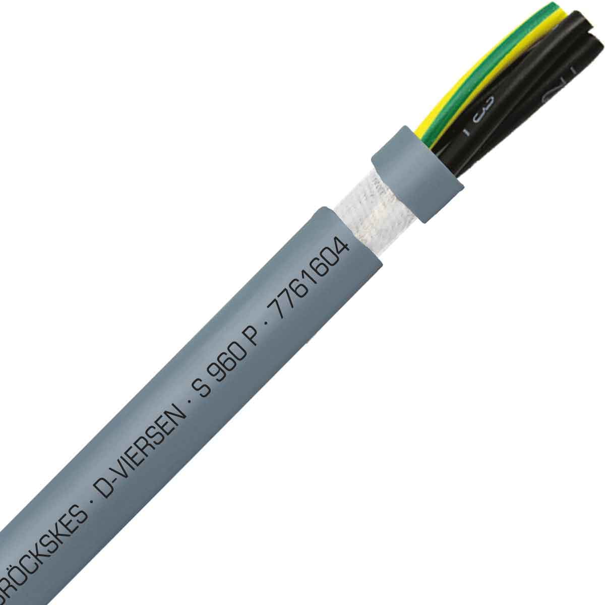 SAB 7761604 S 960 P - 16 AWG/4c, tear & oil resistant continuous flex PUR control cable, UL, CSA, CE, RoHS SAB 7761604 S 960 P - 16 AWG/4c, tear & oil resistant continuous flex PUR control cable, UL, CSA, CE, RoHS