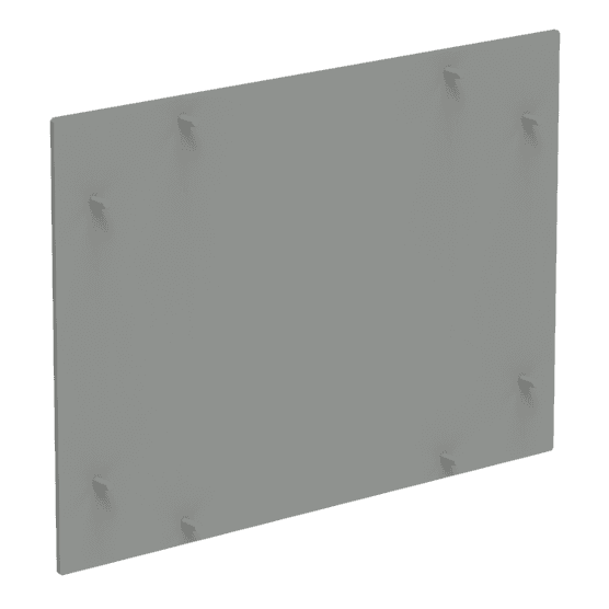 Hoffman CPFP4050 Replacement Front Plate for Concept HMI, fits 400x500mm, Lt Gray, Aluminum Hoffman CPFP4050 Replacement Front Plate for Concept HMI, fits 400x500mm, Lt Gray, Aluminum