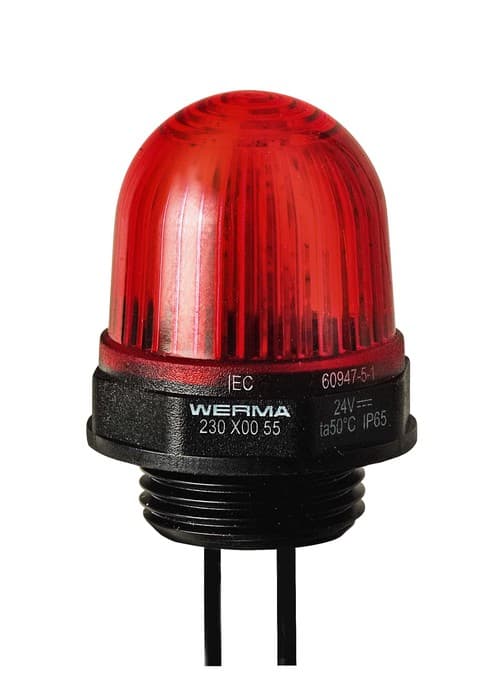 Werma 230.104.55 LED Perm. Beacon Economy EM 24VDC RD Werma 230.104.55 LED Perm. Beacon Economy EM 24VDC RD