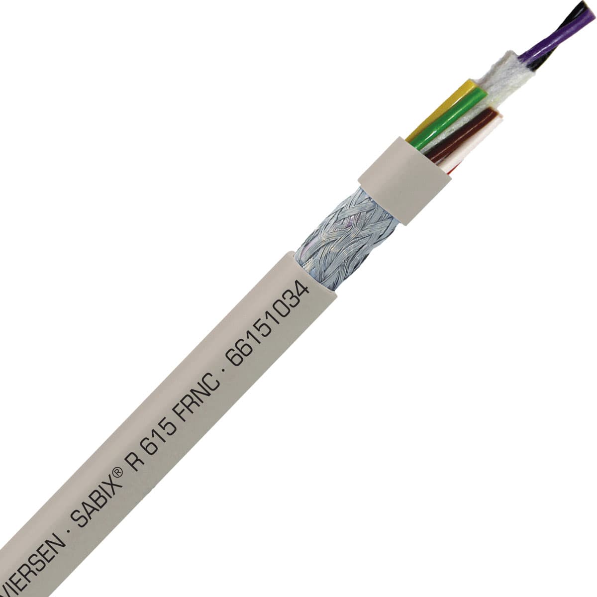 SAB 66151034 SABIX R 615 FRNC - 22 AWG/10c, shielded halogen-free flame retardant rail data cable, CE, RoHS SAB 66151034 SABIX R 615 FRNC - 22 AWG/10c, shielded halogen-free flame retardant rail data cable, CE, RoHS