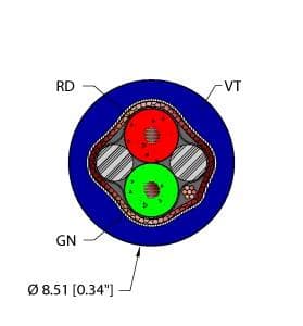 Turck VIO,PVC,2X22,S-FDB,PLTC,DP,FL VIO,PVC,2X22,S-FDB,PLTC,DP,FL Turck - VIO,PVC,2X22,S-FDB,PLTC,DP,FL Fieldbus Technology Cable, Reelfast™ Bulk Cable Turck VIO,PVC,2X22,S-FDB,PLTC,DP,FL VIO,PVC,2X22,S-FDB,PLTC,DP,FL Turck - VIO,PVC,2X22,S-FDB,PLTC,DP,FL Fieldbus Technology Cable, Reelfast™ Bulk Cable