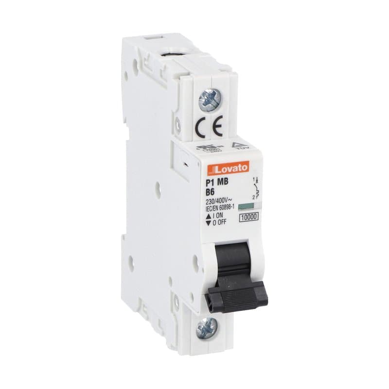 Lovato Electric P1MB1PB04 P1MB1PB04 Lovato - Miniature circuit breaker, 1P - 10kA. 1 module, characteristic B, 4A Lovato Electric P1MB1PB04 P1MB1PB04 Lovato - Miniature circuit breaker, 1P - 10kA. 1 module, characteristic B, 4A