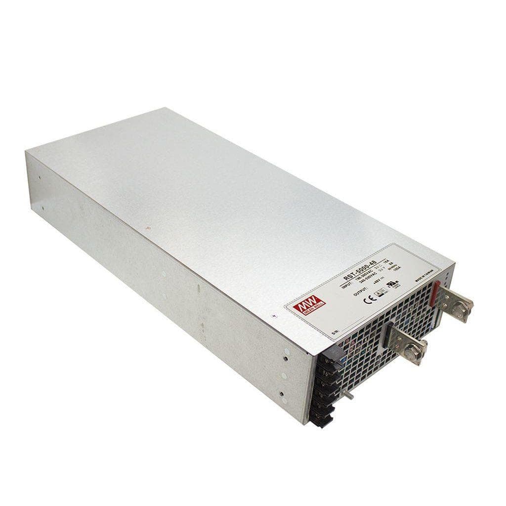 MEAN WELL RST-5000-36 AC-DC Single output power supply with PFC; 3 wire 196-305 or 4 wire 340-530 VAC; Output 36VDC at 138A; Current sharing 1+3 unit; Built-in Dc fan MEAN WELL RST-5000-36 AC-DC Single output power supply with PFC; 3 wire 196-305 or 4 wire 340-530 VAC; Output 36VDC at 138A; Current sharing 1+3 unit; Built-in Dc fan